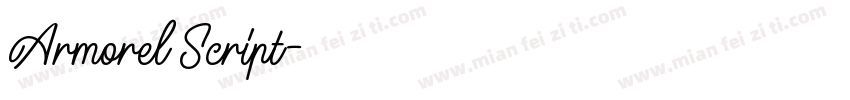 Armorel Script字体转换